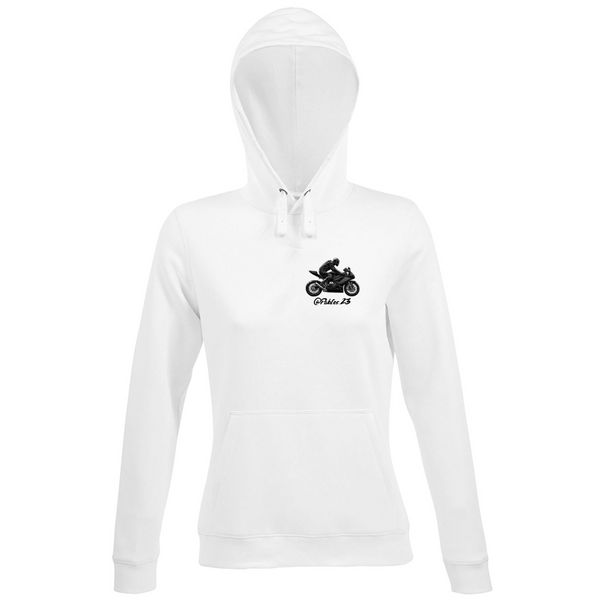 Hoodie Premium Women FELPA DONNA PABLOS WHITE