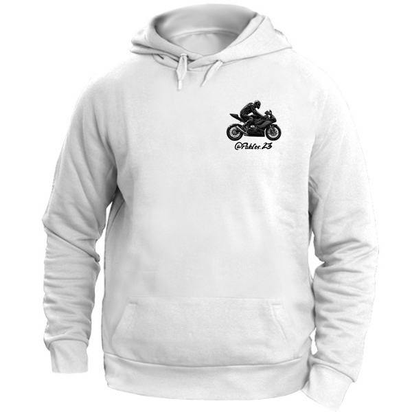 Felpa Unisex con Cappuccio FELPA CAPPUCCIO PABLOS WHITE